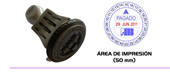 Sello de goma manual